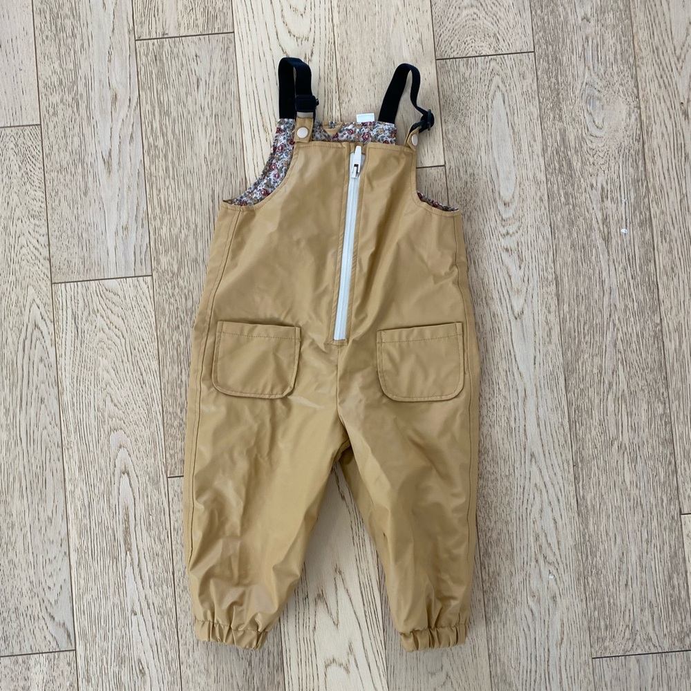ZARA baby Rain Pants with floral interior print